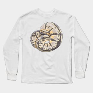 Yellowbelly Ball python Long Sleeve T-Shirt